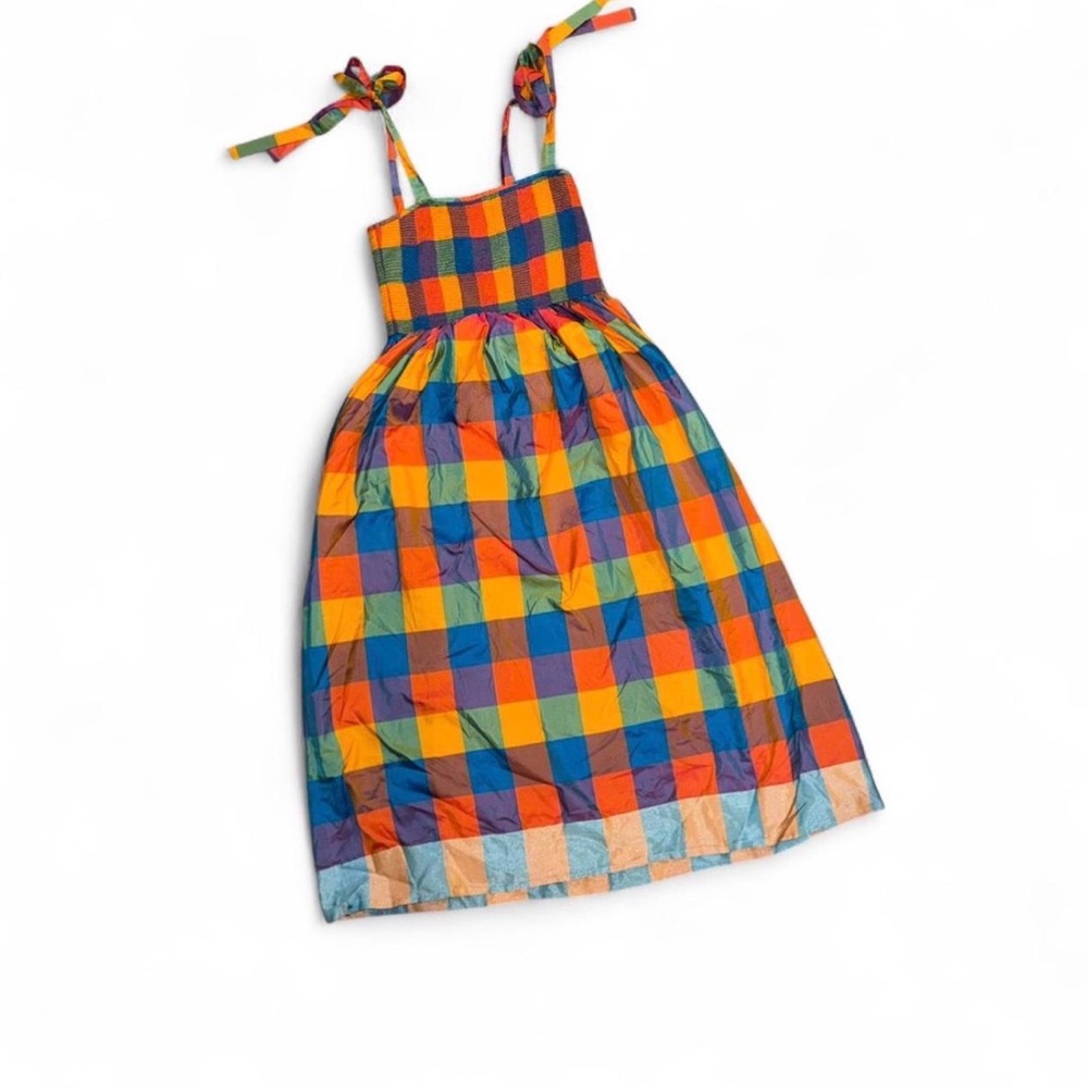 Payal Jain multicolored plaid dress Large